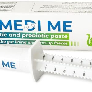 Remedi Me Probiotische und präbiotische Paste zur Beruhigung der Darmschleimhaut und zur Festigung des Kots – für Hunde und Katzen (15 ml)