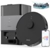 FIXR Saugroboter mit Wischfunktion und Absaugstation, 3.5L Staubsauger Roboter, LiDAR Navigation, 180Min Laufzeit Roboterstaubsauger für Teppich und Tierhaare, App/Alexa/Fernsteuerung Steuerung