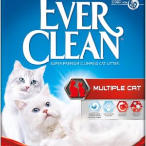 Ever Clean Katzenstreu, mehrere Katzen, duftend für lang anhaltende Frische, unschlagbare Klumpenstärke, 10 l