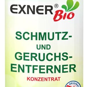 Exner Bio Geruchsentferner & Fleckenentferner – Mit Mikroorganismen gegen Flecken und Gerüche – für Haustiere, Haushalt und Ihr Auto, 100% natürlich & schonend – 1 Liter Konzentrat