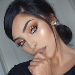 Freshlady Hidrocor Jahreslinsen: natürliche, farbige Kontaktlinsen, deckende Kontaktlinsen für dunkle Augen: Blau, grau, grün, braun (Ocre)