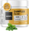 animigo Zahnsteinentferner für Hunde & Katzen – Zahnpflege für die Mundhygiene – 350g Pulver – Zahnreinigung mit Seetang & Pfefferminz Geschmack – frischer Atem – Natürliches Seaweed