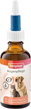 beaphar – Sensitiv Augenpflege Für Hunde und Katzen – Zur Sanften Pflege Ssensibler Hautpartien – Mit Pprobiotischen Zusätzen – 0% Alkohol – 50 ml