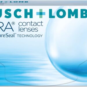 Bausch + Lomb Ultra, sphärische Premium Monatslinsen, Kontaktlinsen weich, 6 Stück BC 8.5 mm / DIA 14.2 / -1.75 Dioptrien