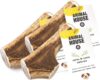 Animal House 3 Stück ganze Hirschgeweihe für Hunde, 100% natürliches Kauspielzeug, stärkt die Mundhygiene, widerstandsfähig und langlebig, in Allen Größen erhältlich (3, L)