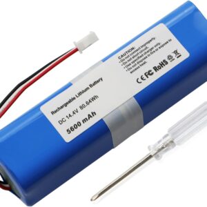 ANTIEE 5600mAh Vacuum Cleaner Ersatzakku für Neabot N2, NOMO N1 Plus Roboter Total Clean Staubsauger 14.4V