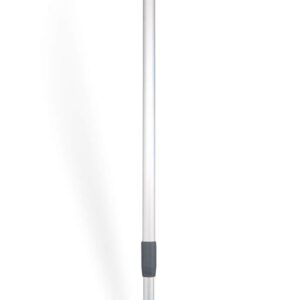Hypafol rückenschonender Bodenwischer | Wischmopp-Komplettset | 90-180 cm Teleskopstiel aus Aluminium inkl. 40 cm Mikrofaser Bezug mit Borsten | Wischmopphalterung mit Fußklick-Drehgelenk