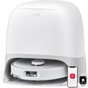 roborock Qrevo Curv Saugroboter mit Wischfunktion&Hebarem Wischmopp, Dual Anti-Tangle-System, AdaptiLift™ Chassis, 18.500Pa, 75℃ Heißwasser-Moppwäsche, Intelligente Schmutzerkennung&Sprachassistent