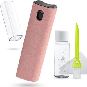 Bildschirmreiniger, 2-in-1 Sprüher und Wischer-Handyreiniger, mit transparenter Schutzhülle für alle Smartphones, Laptop, Tablet, PC, TV und Computer-LCD-Bildschirme