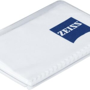 ZEISS Mikrofasertuch – Mikrofasertuch für Objektive, Filter, Brillengläser, Ferngläser und LCD-Displays, Weiß