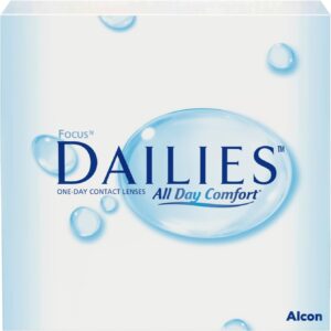 Focus Dailies All Day Comfort Tageslinsen weich, 90 Stück / BC 8.6 mm / DIA 13.8 / -1,75 Dioptrien