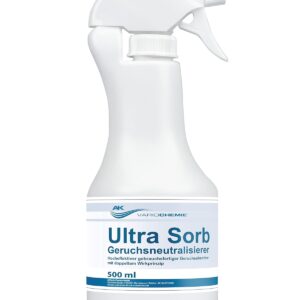 ULTRA SORB Geruchskiller – Geruchsneutralisierer für Extremfälle – Geruchsentferner absorbiert selbst hartnäckige Gerüche – Geruchsvernichter direkt anwendungsbereit – AK VARIOCHEMIE, Made in Germany