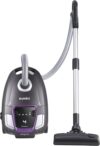 Eureka NEN300 Staubsauger mit Beutel 700W, 62 dB(A) Extreme Silence Bodenstaubsauger, Staubsauger Leistungsstarke mit Hygienefilter und Bodendüse für Hartboden, Parkett, Teppich, Fliesen, 2L