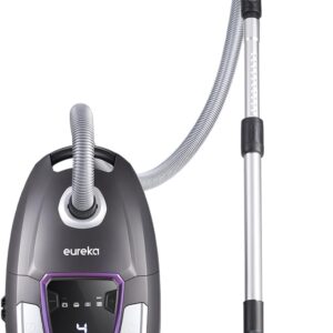 Eureka NEN300 Staubsauger mit Beutel 700W, 62 dB(A) Extreme Silence Bodenstaubsauger, Staubsauger Leistungsstarke mit Hygienefilter und Bodendüse für Hartboden, Parkett, Teppich, Fliesen, 2L