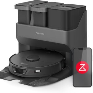roborock S7 Max Ultra Saugroboter mit selbstentleerender/selbstwaschender/selbsttrocknender/selbstbefüllender/selbstreinigender Station (5500 Pa, aktive Hindernisvermeidung, App/Sprachsteuerung)