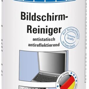 WEICON Bildschirmreiniger 200ml Spray Display Bildschirm Touchscreen Reiniger für Laptop Tablet Smartphone TV LCD iPhone Macbook uvm. Entfernt Fett Staub Schmutz etc.
