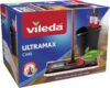 Vileda Ultramax Care Komplett Set, Bodenwischer Wischmopp mit Stiel | Eimer mit PowerPresse | Für empfindliche Böden | 100% recycelte Mikrofaser* | Schnell getrockneter Boden