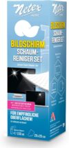 NETEX Bildschirm Schaumreiniger Set mit Bildschirmreiniger 150ml & Mikrofasertuch I Display Reiniger geeignet für alle Bildschirme I Screen Cleaner