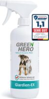 Green Hero Giardien EX Desinfektionsmittel Spray für Hund & Katze 500ml | Hochwirksam gegen Giardien, Bakterien, Viren & Pilzen | Dermatologisch getestet zur Desinfektion von Tieren und Umgebung