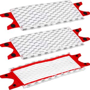 BONBELONG Bodenwischer Ersatzbezug für Vileda Ultramax 3 Stück Wischmopp Ersatz für Vileda Mop Besen Leicht zu Befestigen Staubwischer Schmutzige Flecken Entfernen Boden Reinigen Grau