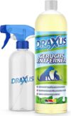 DRAXUS Geruchsentferner gegen Katzenurin und Hundeurin I Mikrobiologischer Geruchsneutralisierer inkl. Mischflasche I Ergibt bis zu 10 Liter Enzymreiniger