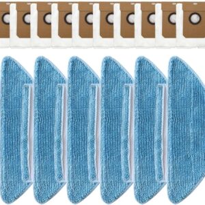 Staubbeutel und Wischlappen für Lubluelu SL60D SL61 SD80 8/16 Stück (B)