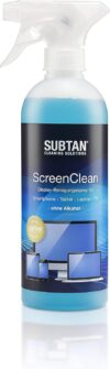 SUBTAN 500 ml ScreenClean Bildschirm- und Display-Reiniger-Spray ohne Alkohol für Smartphone, Tablet, Laptop, TV