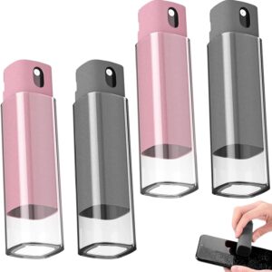4 Stück Bildschirmreiniger Set, 3 in 1 Screen Cleaner, Reinigungssprayflasche mit Mikrofasertuch, Display Reiniger für Telefon, TV, Monitor, Computer, Auto-Bildschirm (Flüssigkeit nicht inbegriffen)