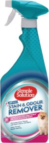 Simple Solution Pet Stain and Odour Remover | Enzymatischer Reiniger mit Pro-Bakterien Reinigungskraft |Spring Breeze 750ml