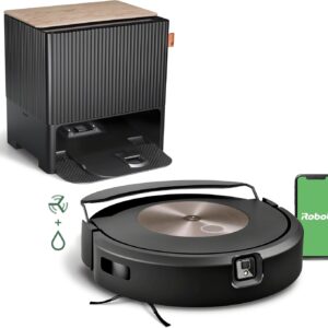 iRobot Roomba Combo j9+ Saug- und Wischroboter mit autom. Absaug-/Nachfüllstation, Kartierung, PrecisionVision Navigation, 4-Stufen-Reinigung, Objekterkennung/ -vermeidung, Sprachassistentenkompatibel
