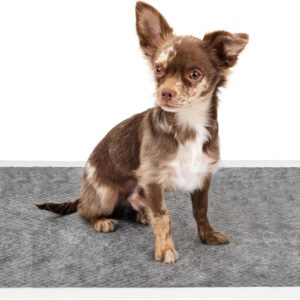 lionto Kohlefaser Welpenunterlagen, 6-lagige Trainingspads für Hunde mit Klebestreifen, 60×90 cm, 100 STK., auslaufsicher & robust, hohe Saugfähigkeit für kranke & inkontinente Tiere, schwarz/weiß