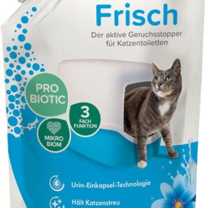 BEAPHAR – Multi Frisch – Der Aktive Geruchsstopper Für Katzentoiletten – Mit Probiotika – Schützt Das Mikrobiom – Biologisch Abbaubar – PH-Neutral – Frische Brise – 400 g