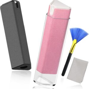 Bildschirmreiniger Spray 2pcs 18ml Screen Cleaner Spray – Auto Display Reiniger Für LED, TFT, Plasma u.v.m.(Grau + Rosa)