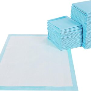 FEANDREA Puppy Pads, Welpen-Unterlage, 90 x 60 cm, 100 Stück, blau-weiß PTD90B