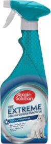 Simple Solution Extreme Cat Stain and Odour Remover | Enzymatischer Reiniger mit 3X Pro-Bakterien Reinigungskraft – 500ml (4er Pack)