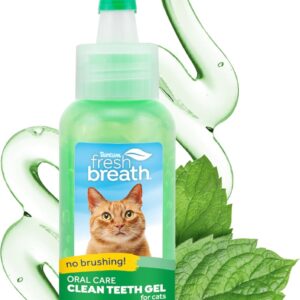 TropiClean Fresh Breath Oral Care Gel for Cat – Mh.-Gel für Katzen 59 ml
