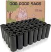 AiTodos® 600 Stück Hundekotbeutel, Schwarz, Geeignet zum Verlassen des Hauses, Kotbeutel für Hunde – 30 * 21,5 cm, Polyethylen-Material, Tragbar – Hunde Kotbeutel (40 Rollen, 15 pro Rolle)