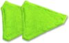 Maximex Ersatzbezug Wischmop Triangel 2er Set – 2er Set, Polyester, 31 x 27 x 0.8 cm, Grün
