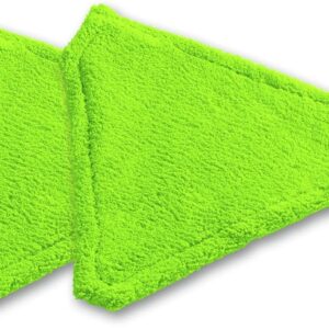 Maximex Ersatzbezug Wischmop Triangel 2er Set – 2er Set, Polyester, 31 x 27 x 0.8 cm, Grün