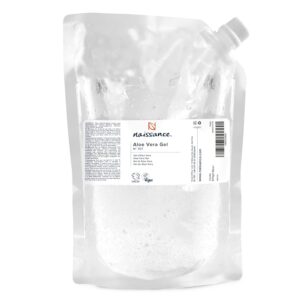 Naissance Aloe Vera Gel (Nr. 707) – 870g – Rein, Natürlich, Vegan für Haare, Gesicht, Haut, Augen, Füße, Nägel, Körper, Kosmetik – Nachfüllpack, Pflegend, Hunde, Massage