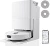 roborock Qrevo Pro Set Saugroboter mit Wischfunktion&Hebarem Wischmopp, 7000Pa, FlexiArm Design™ Kantenreinigung, 60 °C Heißwasser-Moppwäsche, zusätzlich 2 Wischmops, Roboterstaubsauger-Set(Weiß)