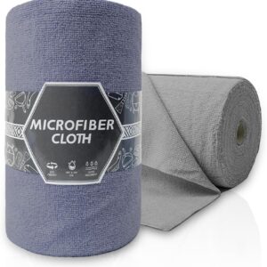 RoadLoo Putztücher, 40 Stück Spüllappen & Spültücher extra saugfähiges Microfasertuch kratzfrei Waschbar & Wiederverwendbar für Wohnküche Esstisch Waschlappen Putzlappen 20 Stück pro Rolle 2 Farben