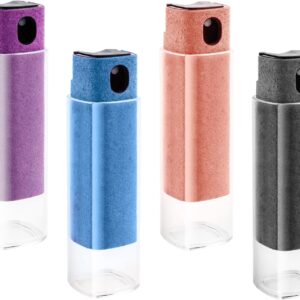 Bildschirmreiniger 4 Stück, 3-in-1 Bildschirmreinigungs-Sprühflasche & Mikrofasertuch,Wischer-Handyreiniger,Fingerabdrucksicherer Sprühflaschen für Telefone/Laptop/Tablet/Monitore & Autobildschirme