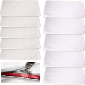 10er Set Dampfreiniger Ersatztücher, für Vileda-Dampfreiniger Ersatzbezüge Mikrofaser Ersatzpads Kompatibel mit Vileda-Steam XXL Waschbar Microfasertücher Ersatzbezug für alle Böden (Weiss)