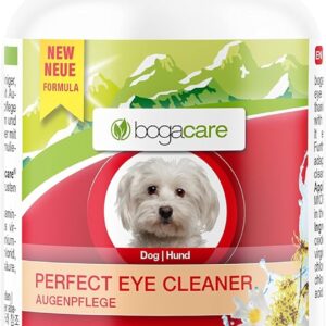 Bogacare Perfect Eye Cleaner – Augenreiniger für Hunde -Tränenfleckentferner Hund – Entfernt effektiv Tränenstein & Verkrustungen – Ohne Augenbrennen, UBO0467