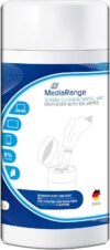 MediaRange MR720 Bildschirm-Reinigungstücher (feucht, 100 Reinigungstücher) weiß
