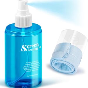 Touchscreen Mist TV Laptop Bildschirm-Reinigungsset, walrfid CD-Disc-Reinigungsspray für DVD, Schallplatten, elektronisches Handy, iPad, iPhone, Computer, MacBook Pro, Monitor, LCD-LED-Flachbildschirm
