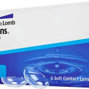 Bausch + Lomb SofLens 59 Monatslinsen, sphärische Kontaktlinsen, weich, 6 Stück BC 8.6 mm / DIA 14.2 / -2.5 Dioptrien