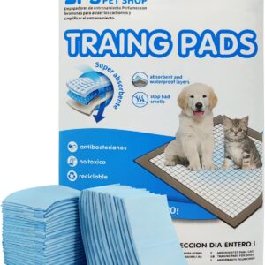 BPS Hygieneunterlagen für Haustiere Trainingssoakers Kohlenstoff-Trainingpads für Haustiere und Welpen Trainingsunterlagen für Welpen Super saugfähig Einzigartige (20st 60 * 60 cm) BPS-2167
