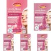 Schaebens Lovely Rose Augen Gel-Pads, reduziert Augenringe und Schwellungen – mehr Feuchtigkeit und Ausstrahlung, VEGAN (Packung mit 5)